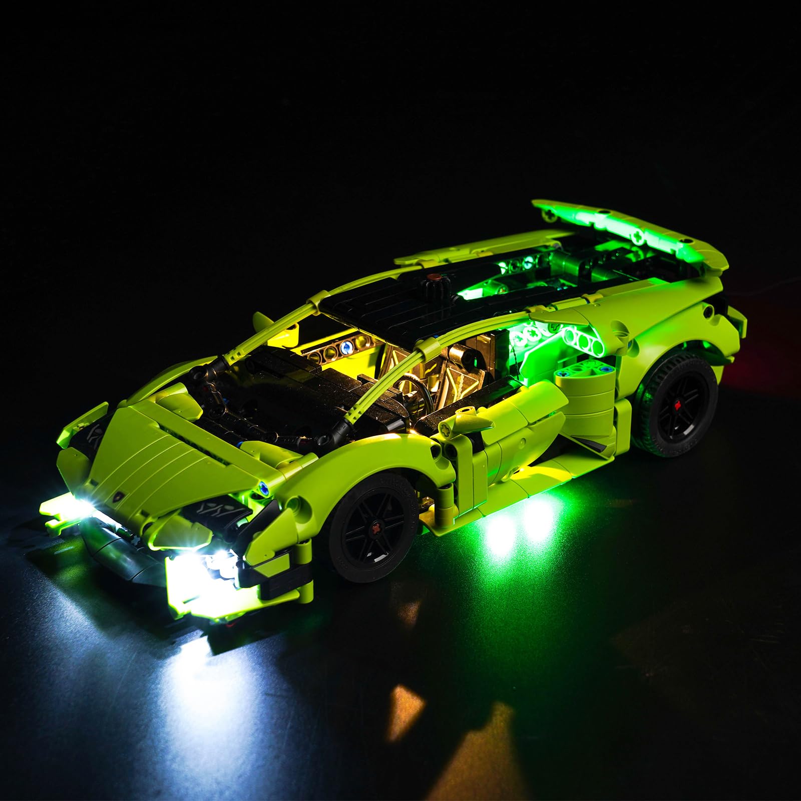 Light Kit for Lego Lamborghini Huracán Tecnica, Lighting Set for Lego 42161 Lamborghini Huracán Tecnica - Not Include Models, Just Light Kit — image 1