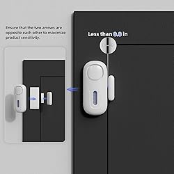 Wireless Door Alarms When Opened with