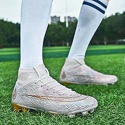 HESBITEUL Boys Girls Soccer Cleats Indoor Football