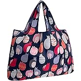 allydrew Large Foldable Tote Nylon Reusable Grocery Bags