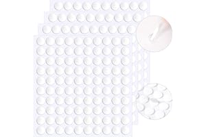 JANYUN 1500 Pcs Double Sided Sticky Dots Removable Round Putty Clear Double Sided Tape for Crafts No Trace Sticky Tack Adhesi