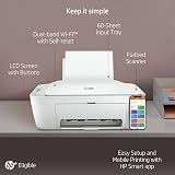HP Inkjet Printer White 26K72B Print Copy Scan Wireless view 2