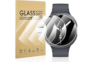 Suoman 4-Pack Screen Protector for Samsung Galaxy Watch 8 44MM, [Perfectly Fit] 9H Hardness Ultra-thin HD Clear Anti-Scratch 