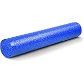 Yes4All Medium Firm Round PE Foam Roller 12, 18, 24, 36 Inches for Pilates, Yoga, Stretching, Balance & Core Exercises