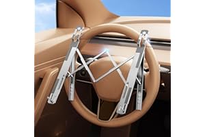 DICMKY Car Laptop Mount Steering Wheel Tray Holder, Height Adjustable Car Desk for Laptop Computer Tablet, Foldable Portable Lap Laptop Stand for Car Vehicle Workstation Accessories Truck SUV Tesla