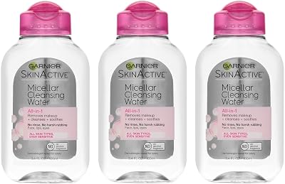 Garnier SkinActive Micellar Cleansing Water All Skin Types 3.4 fl oz 3 Count