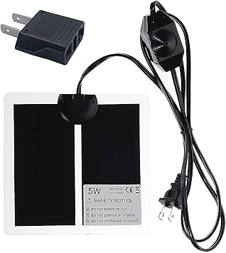 Amazon Shuibian パネルヒーター 爬虫 加熱マット サーモスタット ペット用品 ハムスター ヒーター 温度調整可能 ペットヒーター ペット用品 5w 15x14cm Shuibian 保温球 ヒーターマット 通販