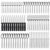 Pleafind 72-Pieces Silverware Set for 12, Flatware