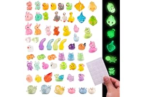 pkaoakyo Tiny Resin Animals Figures to Hide 120 Pcs Mini Resin Animals Bulk for Miniature Fairy Garden Accessories Micro Landscape Aquarium Potted Decoration