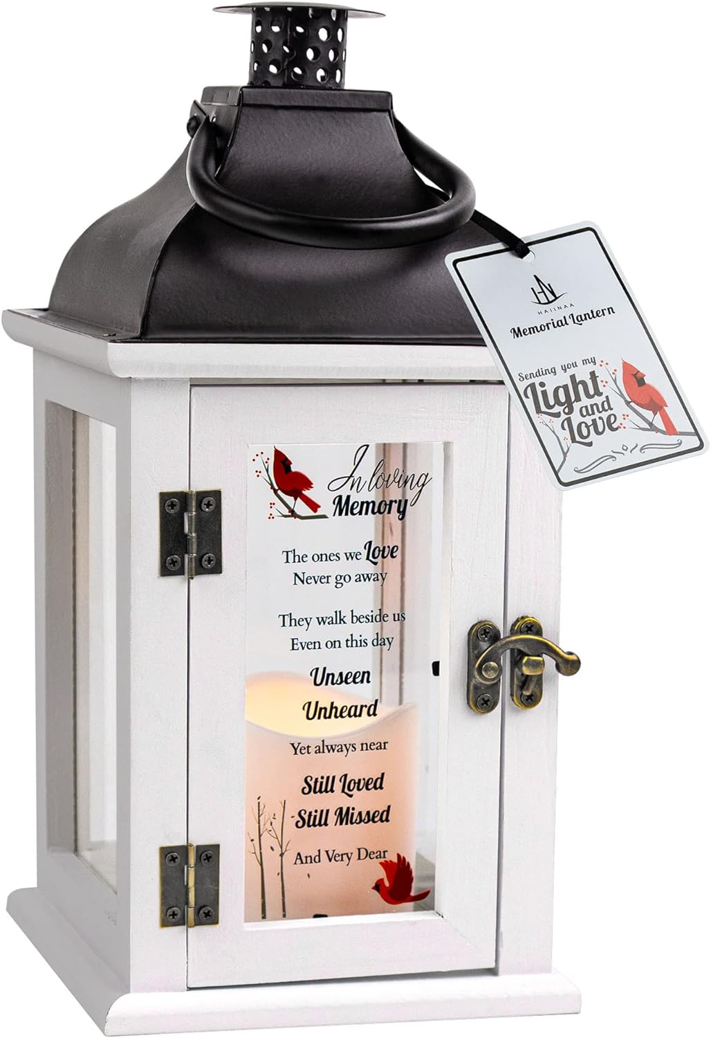 Lighting - Memorial Lantern - Bereavement Sympathy Gifts for Loss of Loved One Memorial Gifts for Loss of Mother Loss of Father Remembrance Gifts