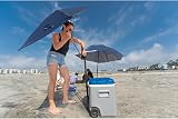Sport-Brella Versa-Brella Adjustable Umbrella 360° 4-Way Tilt UPF 50+ Midnight view 9