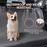 Nobleza Waterproof Nonslip Dog Car Seat Cover Grey 140x110 cm view 2