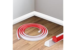 Soengsau 78" Flexible Peel and Stick Quarter Round Molding Trim, Self-Adhesive Rubber Moulding for Countertops, Shower Base, Floors and Wall Edge Corner