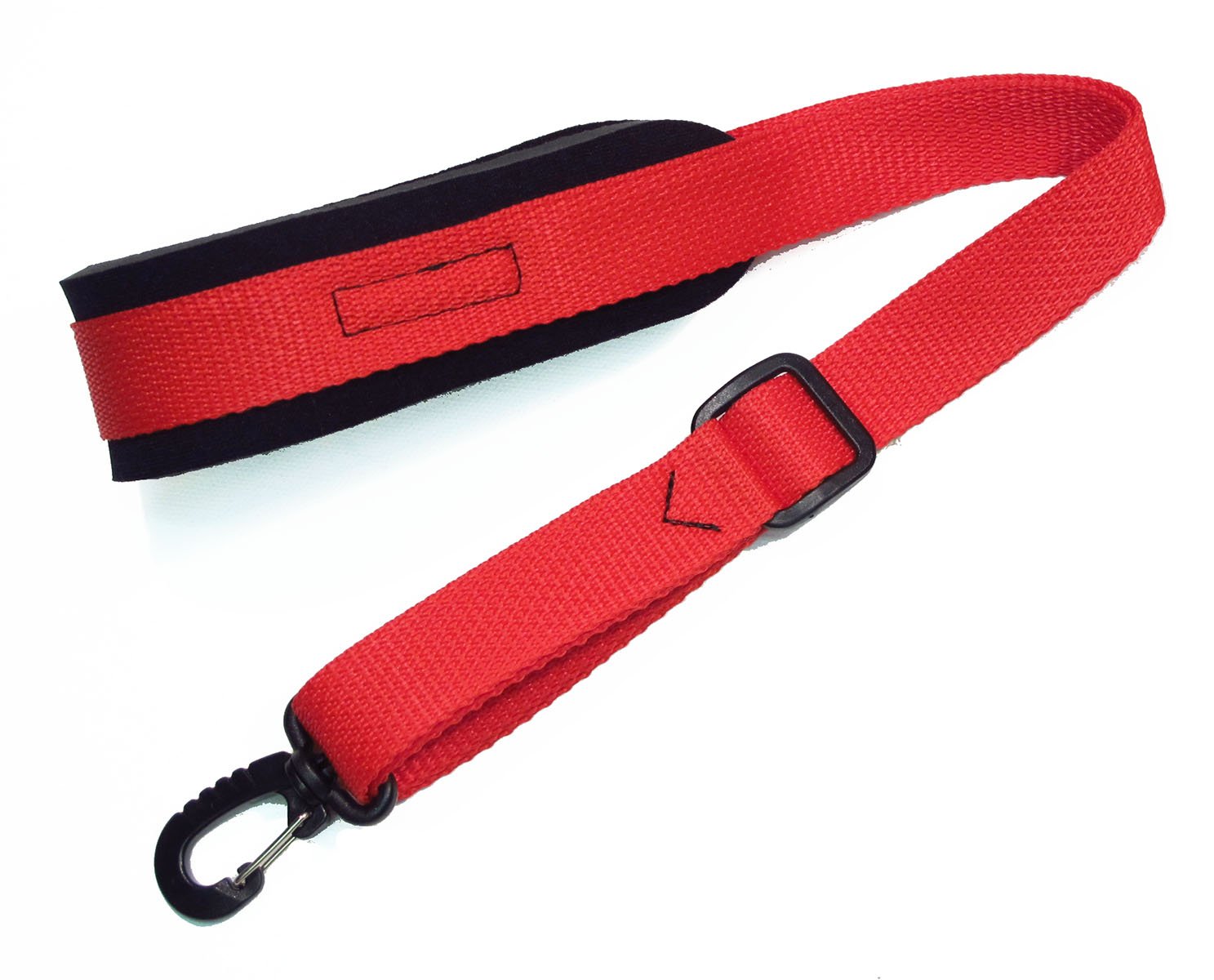 Red Neoprene padded Saxophone strap in 22