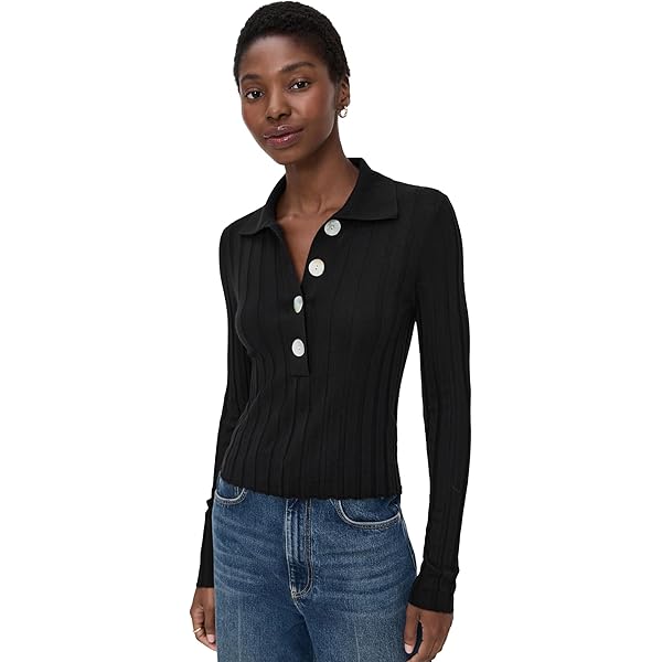 Napa Valley Women's Lurex Long Sleeves Twofer Pullover with