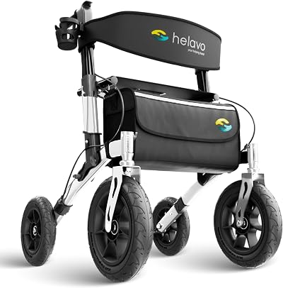 Helavo All Terrain Walker with Puncture-Proof 12 in Solid Rubber Tires