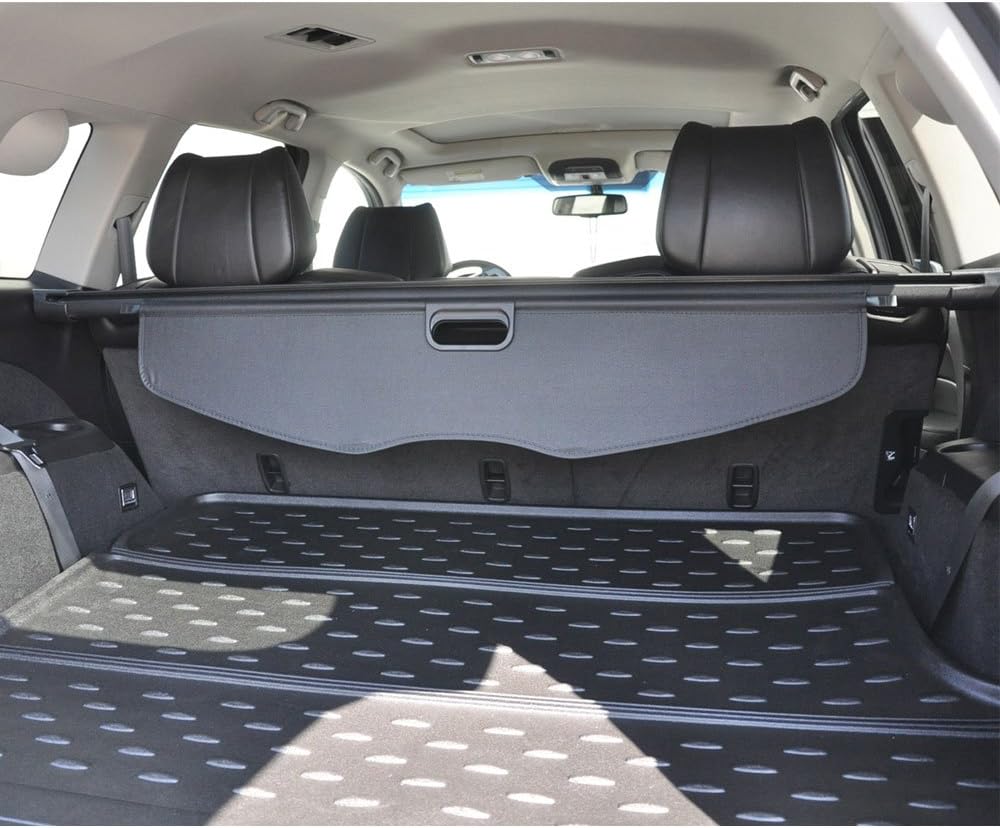 Cargo Cover Fits 2007 2013 Acura Mdx Oe Style Gray Retractable Rear Cargo Security Trunk Cover Grey By Ikon Motorsports 2008 2009 2010 2011 2012 Automotive Covers