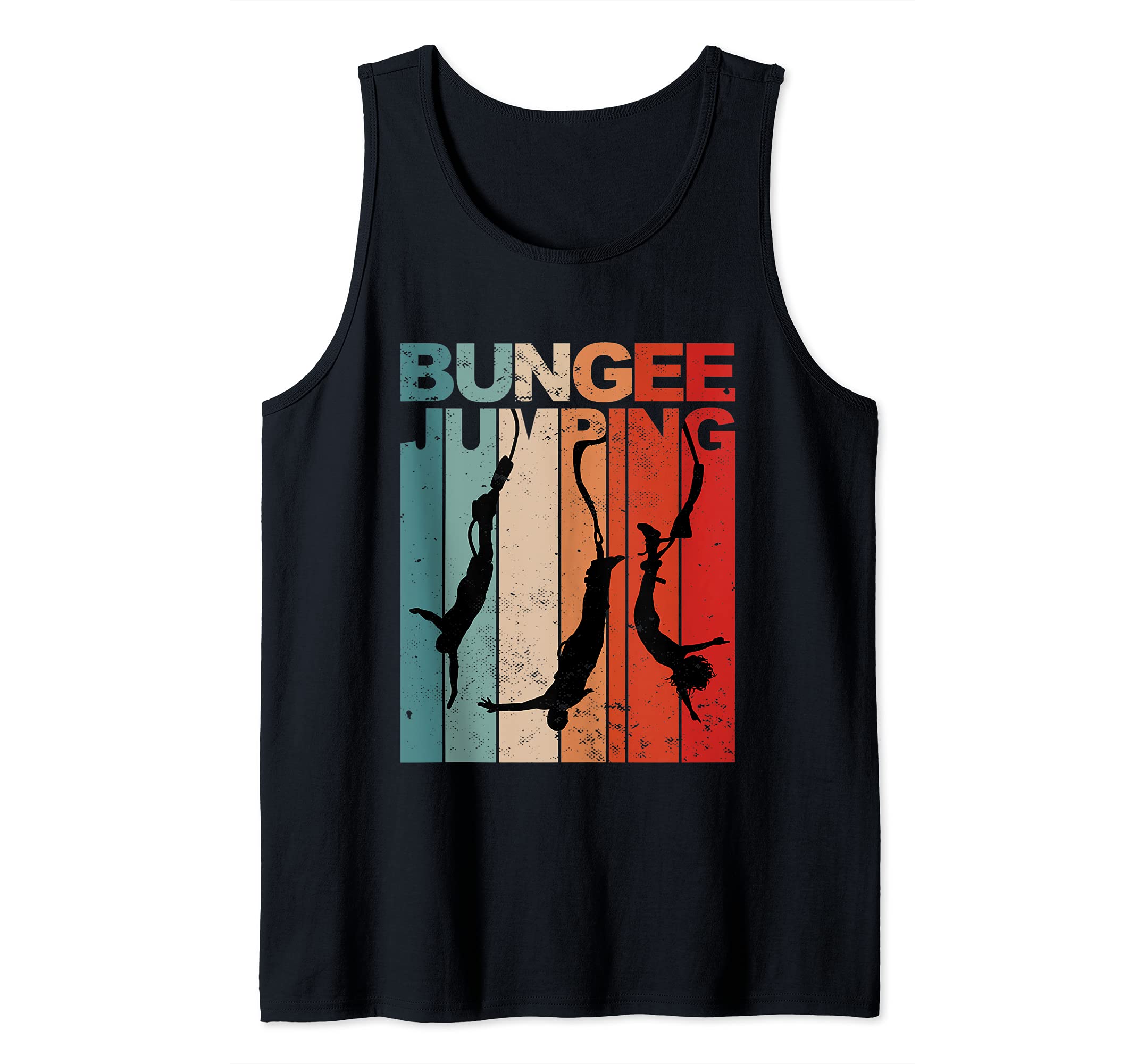 Retro Bungee Jumping Extreme Sports Bungee Jumper Tank Top