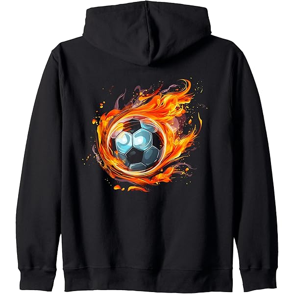 Amazon.com: Football Flames Burning Kids Boys Football Player T
