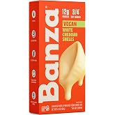 Banza Shells &amp; Vegan White Cheddar Mac and Cheese - High Protein, Gluten Free Mac and Cheese, and Lower Carb Vegan Protein 5.5oz (Packaging May Vary)