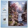 SUNSOUT INC - Tranquility Falls - 1000 pc Jigsaw Puzzle by Artist: Dennis Lewan - Finished Size 20" x 27" - MPN# 48371