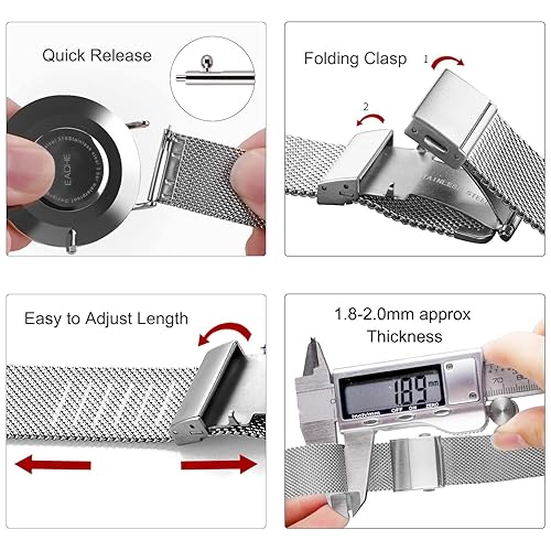 Smart Watch How To Tighten Stainless Steel Watch Mesh How To