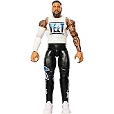 Mattel WWE Jey USO Action Figure, Main Event Series #153 6-inch Collectible with 10 Articulation Points &amp; Life-Like Look