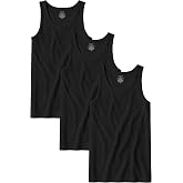 Andrew Scott Men's Cotton A-Shirt Tanks | Tag Free 100% Cotton Tank Tops |Multi Packs-Colors
