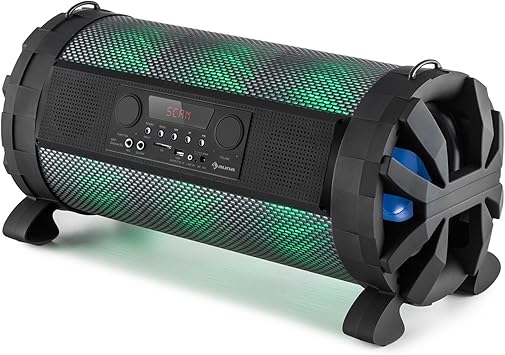 auna thunderstorm boombox speaker