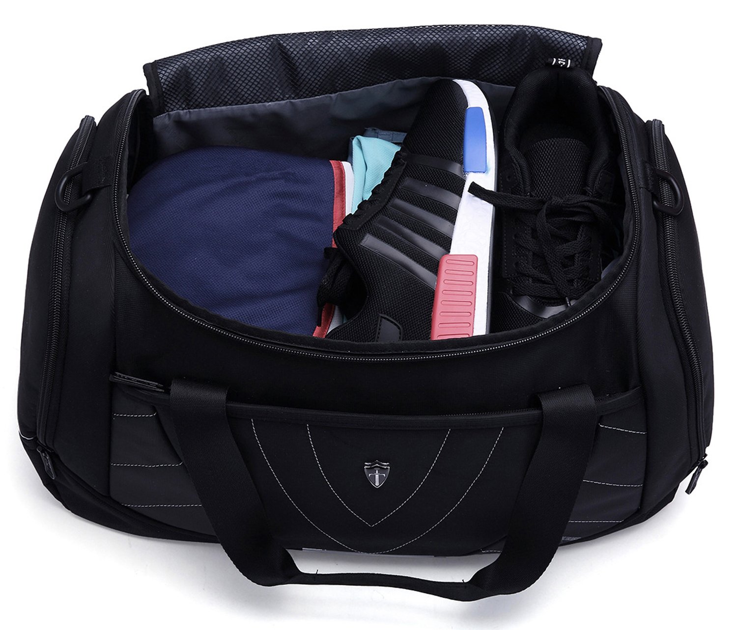 Victoriatourist V7005 Duffle Bag for Business Travel Sport Gym Weekend Duffel, Black