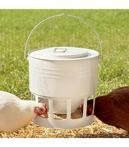 Mangeoire à poulet suspendue 2 Kg, 24x24 cm