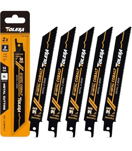 thumbnail image 2 of IRWIN 6-Inch 14 TPI Reciprocating Saw Blades - Heavy Duty Pack Of 50 (Model 372614BB) 2 of 14