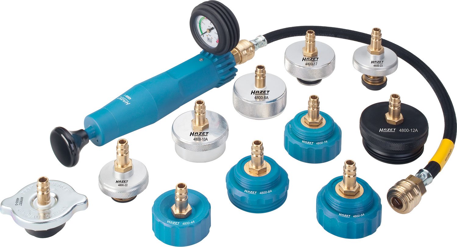 HAZET 4800/12 Radiator Tester - Multi-Colour