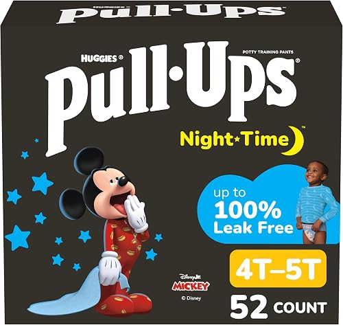 Pull-Ups pantalones de entrenamiento nocturno, talla 4T-5T, 5 paquetes — Pañales
