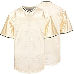 Blank Football Jerseys Mesh Athletic Football Shirt