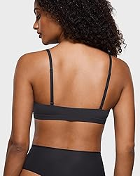 INLYRIC Women's Inbarely Triangle Bralette Plunge