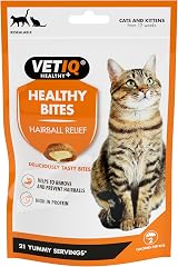 VETIQ Healthy Bites Hairball Relief Cat Treats 65 g Pack of 8