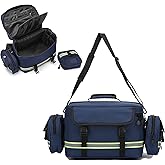 Be-Better First Aid Bag Empty Medical Bag Home Health First Aid Storage with Two Detachable Side Bags Emergency Responder Trauma Bag for Nursing Student,Therapist,Doctors