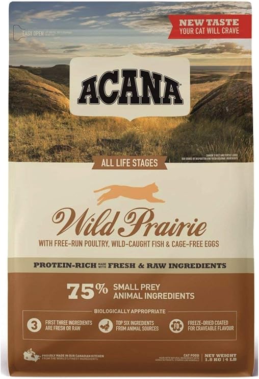 Acana Wild Prairie Cat Food 1 8 Kg Amazon Co Uk Pet Supplies