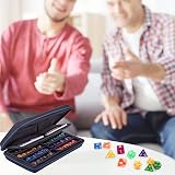 SIQUK Dice Storage Case Organizer with Removable Tray and Handle Holds 8 Dice view 7
