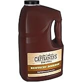 Cattlemen's Kentucky Bourbon BBQ Sauce, 1 gal - One Gallon Jug of Kentucky Bourbon Barbecue Sauce to Flavor Ribs, Chicken, Pork, Steak and More