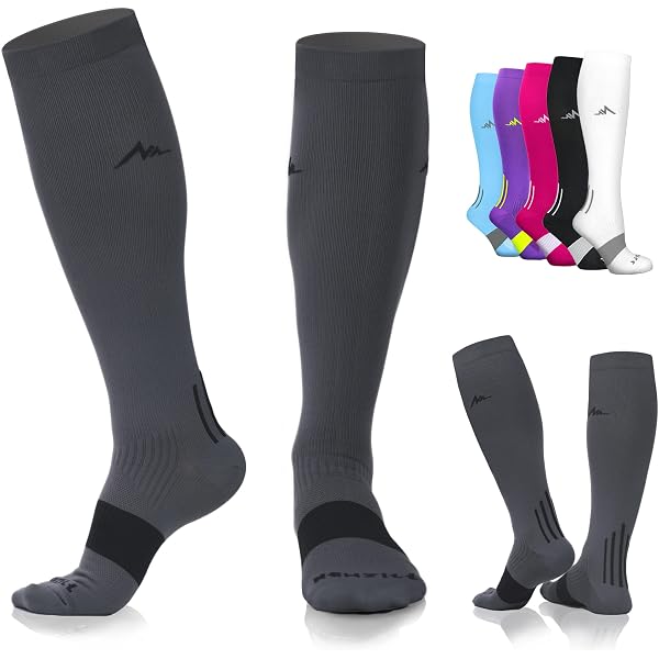Nurse Mates Compression Socks 3-Pack - 12-14 MmHg, Reduce Swelling, One Size Fits Most - View #4