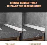 Zayejod 1M Wide Silicone Shower Tray Sealing Strip 3.5cm Bath Edging Trim view 8