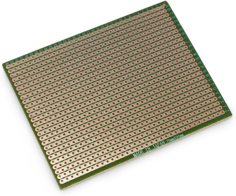 10pcs 70mm x 90mm Stripboard Prototype Copper Strip PCB Printed Circuit