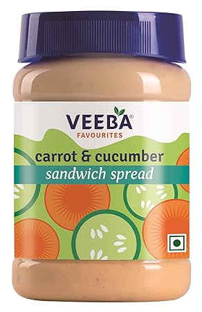 Veeba Carrot and Cucumber Sandwich Spread, 250g