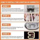 Akynite GR10q 4-Pin 16W CFL Bulb 3500K 950LM Small 13.3x13.3cm Non-Dimmable view 5
