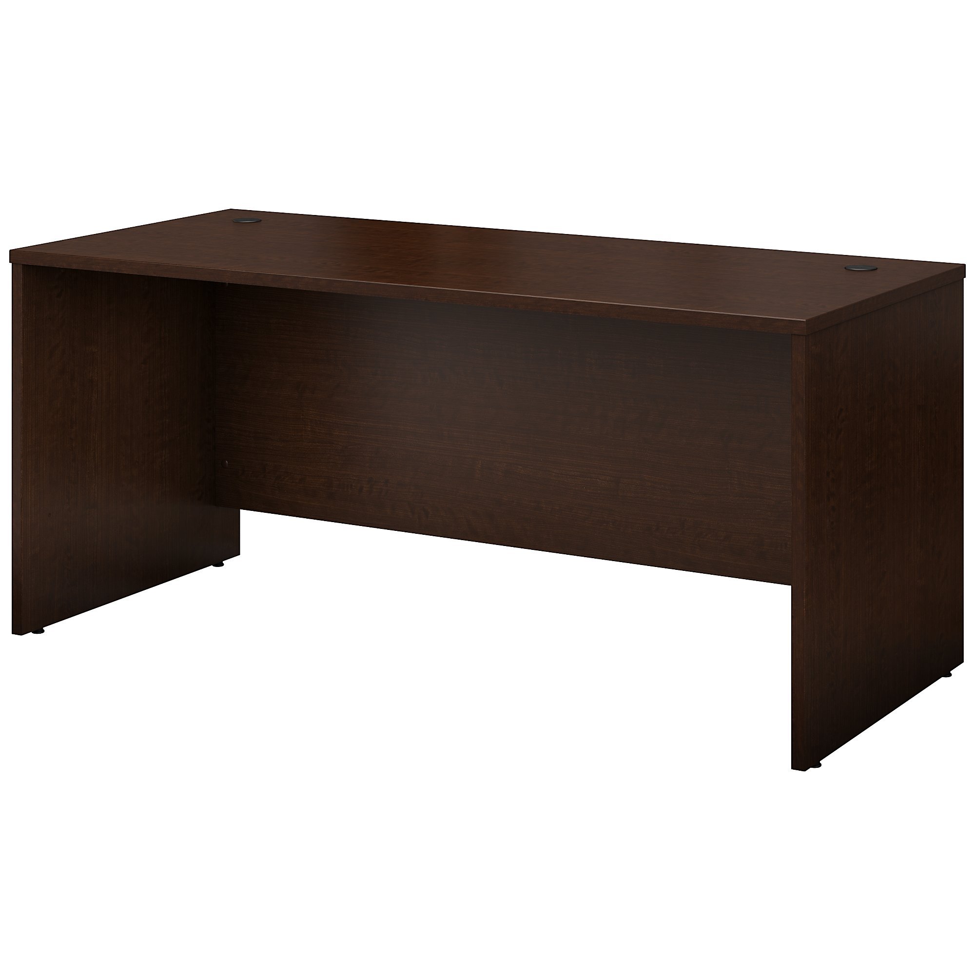Bush Business Furniture Series C 66W Desk Shell in Mocha Cherry