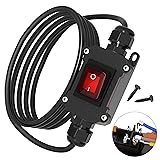 RVBOATPAT Inline Switch 20A 125V AC DPST Inline