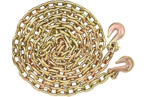 eRatchet Transport Safety/Binder Chain w/Clevis Grab Hooks 1/2" x 20' | Grade 70 | 11,300 Lbs Working Load Limit | Material H