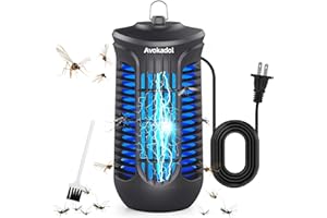 Avokadol Bug Zapper,18W Mosquito Zapper Indoor and Outdoor-6.5 FT Cord Fly Trap,4200V High Power Electronic Insects Killer,Perfect for Home/Patio/Garden/Kitchen.